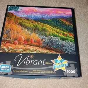 Mega Puzzles 1000 High Country Autumn 19×27" Used